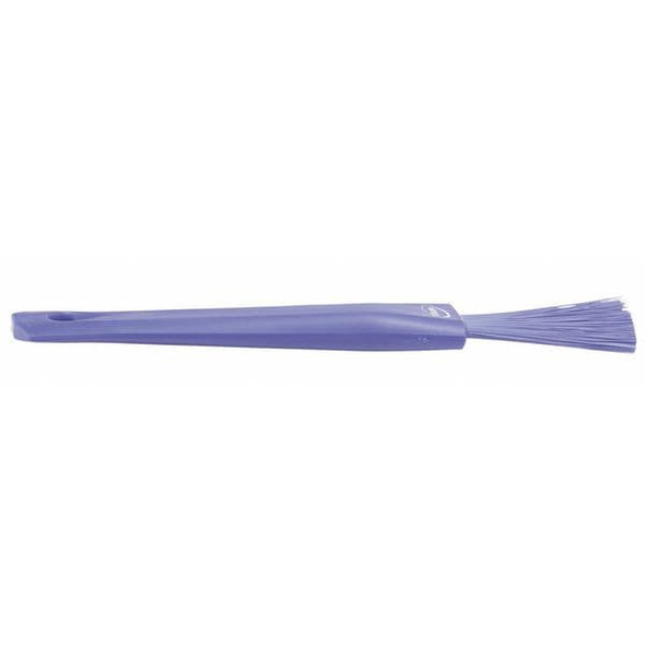 1 13/16 in W Detail Brush, Soft, 5 51/64 in L Handle, 8 5/64 in L Brush, Purple, Plastic
