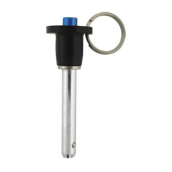 Manufacturer Varies Ball Lock Pin,Button Handle,1/2" Grip L LBR-100