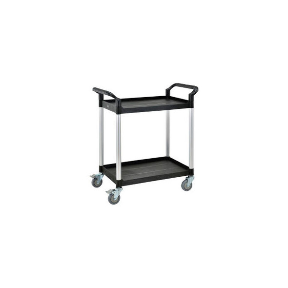 Global Industrial Service Cart w/2 Shelves 440 lb. Capacity 26""L x 17""W x 37""