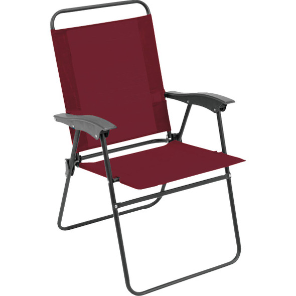 Rio Brands Clay All-Weather Fabric Steel Frame Folding Chair BY059RT-455PK6