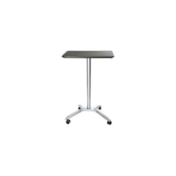 Seville Classics AIRLIFT XL Sit-Stand Mobile Desk Espresso