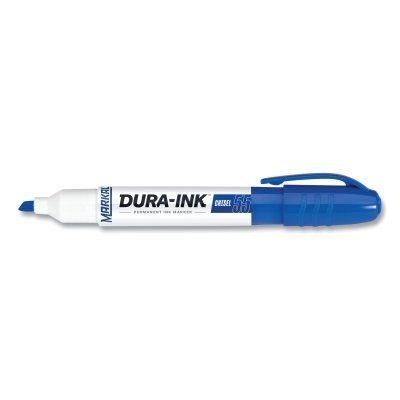 Dura-Ink® 55 Marker, Blue, 1/16 in to 3/16 in, Chisel