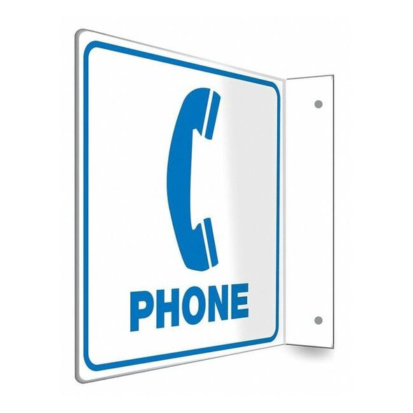 Condor PHONE, 8 in W x 8 in H, L-Shape Projection, PETG, 480X92 480X92