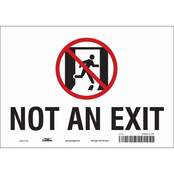 Condor Safety Sign,7 in x 10 in,Vinyl 480J10 Condor Safety Sign,7 in x 10 in,Vinyl 480J10