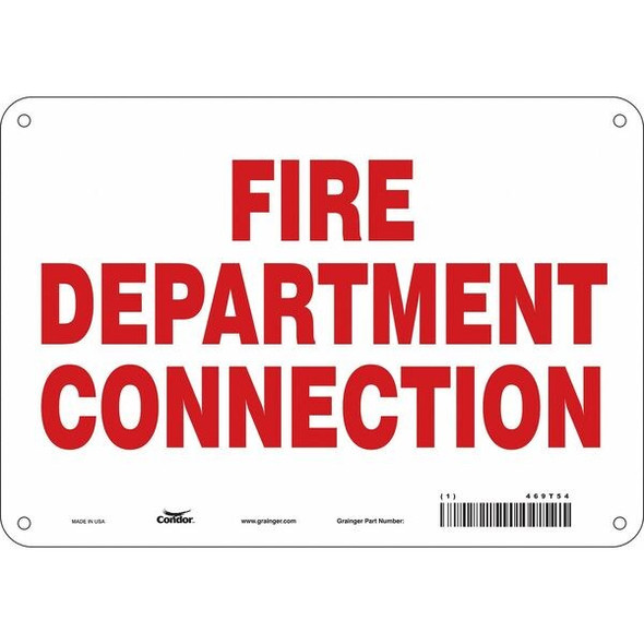 Condor Safety Sign,10" W,7" H,0.032" Thickness 469T54