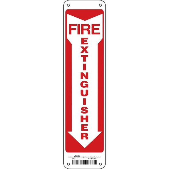 Condor Safety Sign,3-1/2" W,14" H,0.004" Thick 469V39