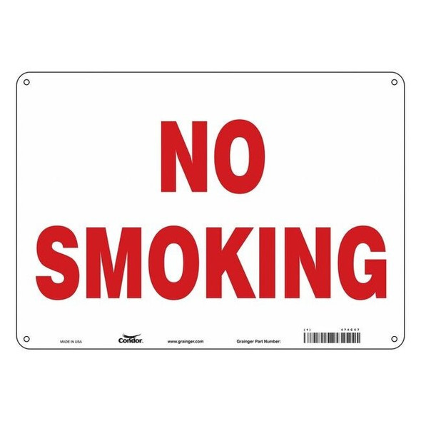 Safety Sign, 10" H, 14 in W, Polyethylene, Horizontal Rectangle, English, 474C57