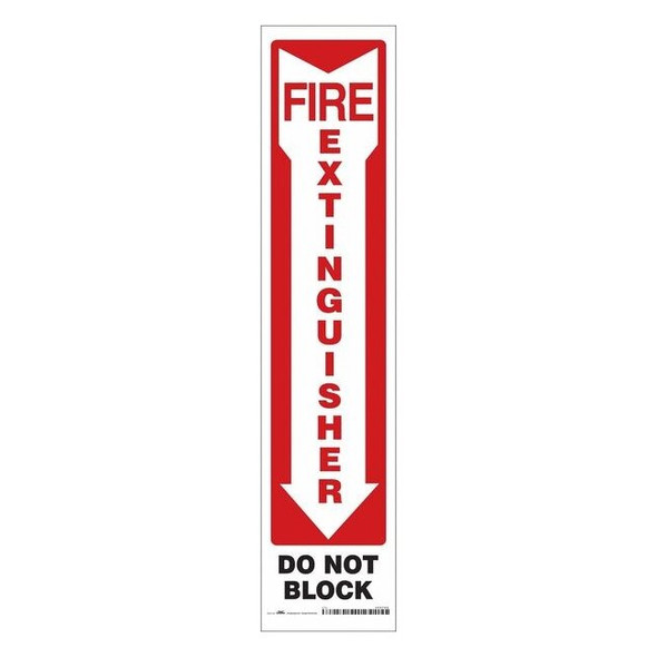 Condor Safety Sign,4" W,18" H,0.004" Thickness 469Y02