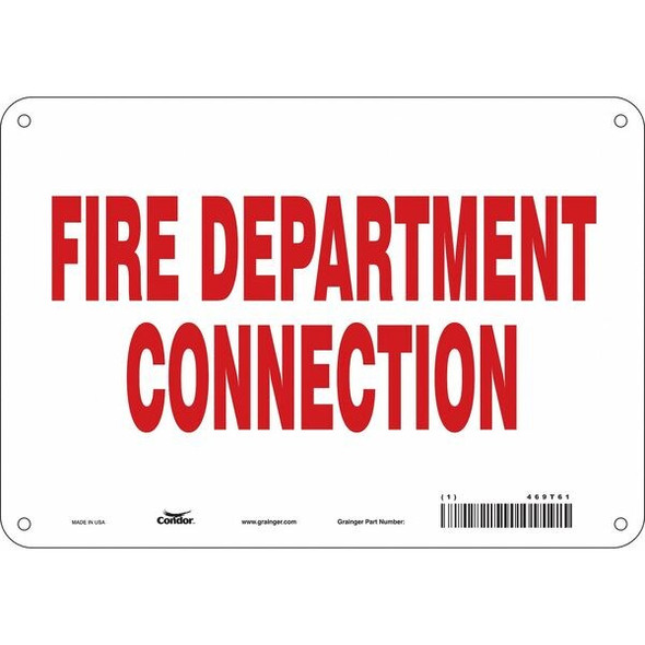 Condor Safety Sign,10" W,7" H,0.032" Thickness 469T61