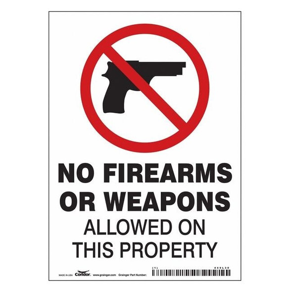 Safety Sign, 7 in Height, 5 in Width, Vinyl, Vertical Rectangle, English