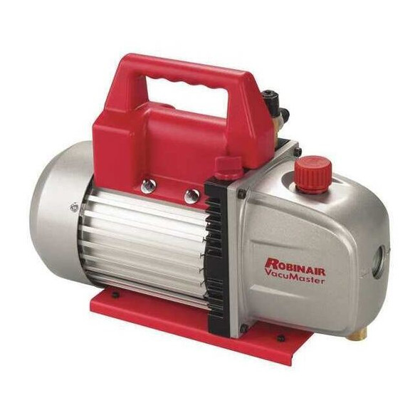 Robinair Pump,1/3 HP,35 Microns End Vac. 15500