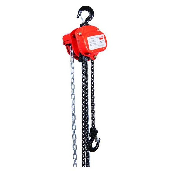 Dayton Manual Chain Hoist,1000 lb.,Lift 10 ft. 29XP24