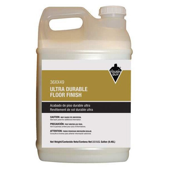 Tough Guy Floor Finish,2.5 gal.,Solid Content 0.24 36XX49