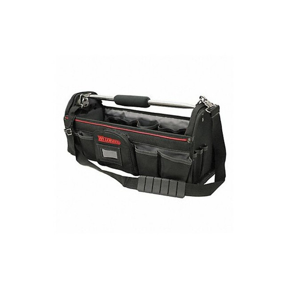 Westward Tool Tote, Black, Polyester, 23 Pockets 32PJ35