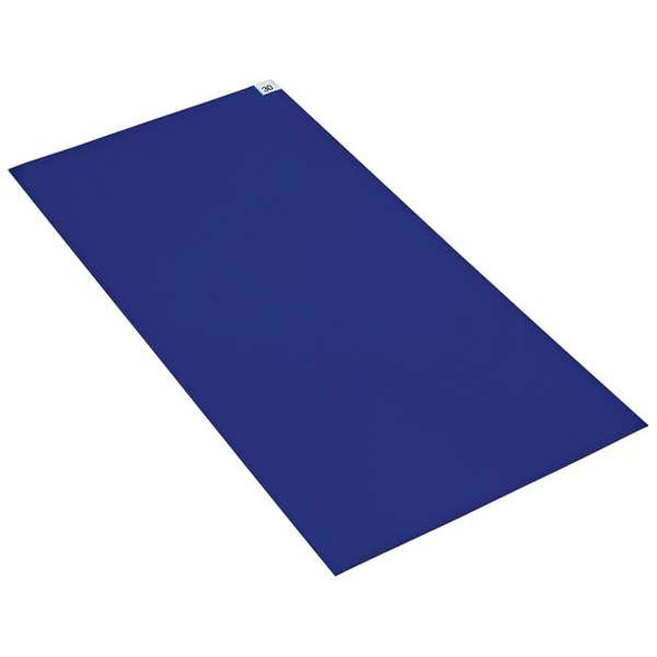 Condor Disposable Tacky Mat,Blue,45 in. L ,PK4 31AN14 Condor Disposable Tacky Mat,Blue,45 in. L ,PK4 31AN14