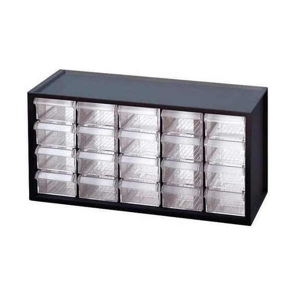 polystyrene, Compartment Cabinet, 6 in D x 7 1/4 in H x 14 3/4 in W