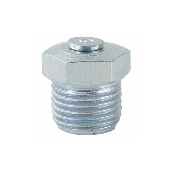 Westward Grease Fitting,90 Deg.,Stl,1/2" L,PK10 52NZ75