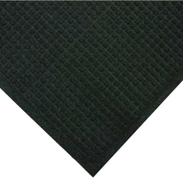 Entrance Mat, Polypropylene, 3/8 in Thick, Charcoal, 2 ft W x 3 ft L