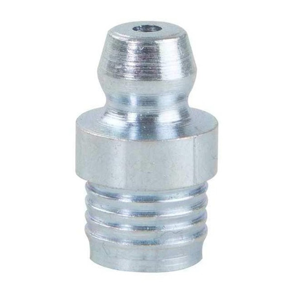 Westward Grease Fitting, Straight, Stl, 5/8" L, PK10 52NZ55