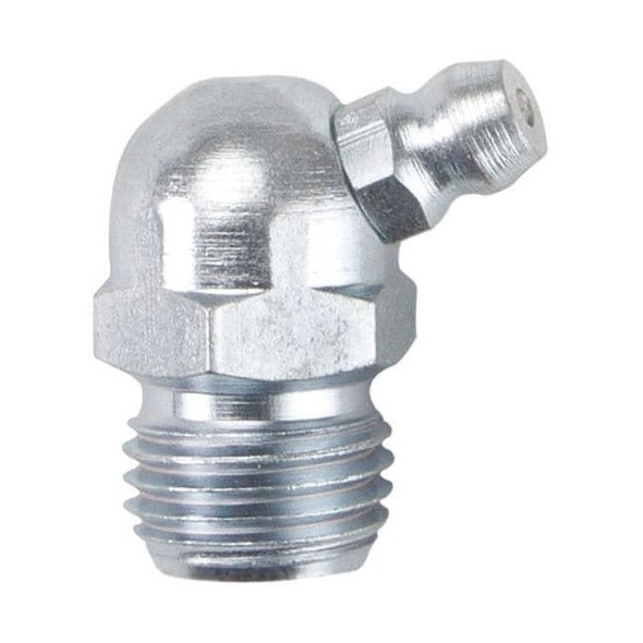 Westward Grease Fitting,65 Deg.,Stl,31/32" L,PK5 52NZ47