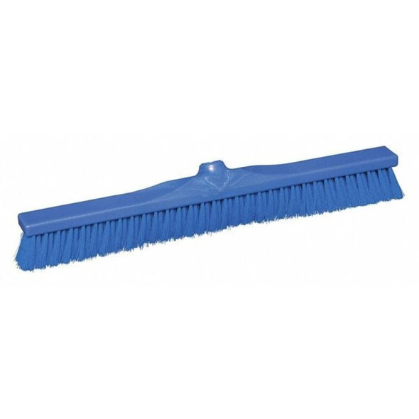 Tough Guy 23 13-32 in Sweep Face Broom Head, Stiff, Synthetic, Blue 48LZ30