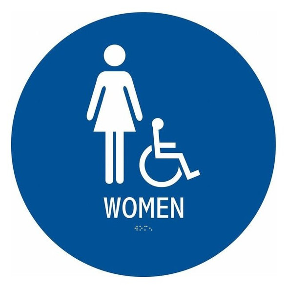 Condor WOMEN, 13 in W x 13 in H, Circle, ABS Plastic, 486G82 486G82