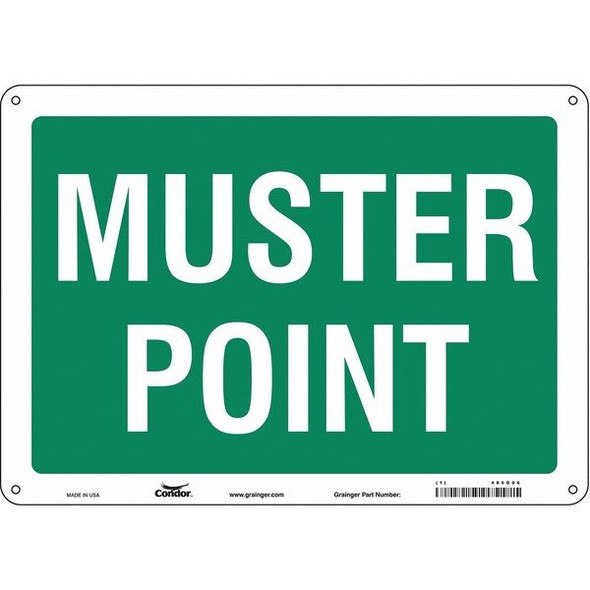 Condor Safety Sign,10 in x 14 in,Aluminum 485G06 Condor Safety Sign,10 in x 14 in,Aluminum 485G06