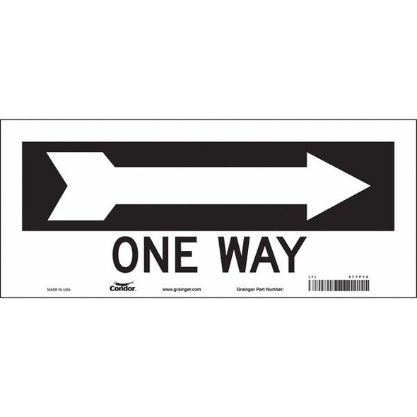 Condor Safety Sign,6 1/2 in x 14 in,Vinyl 477P19