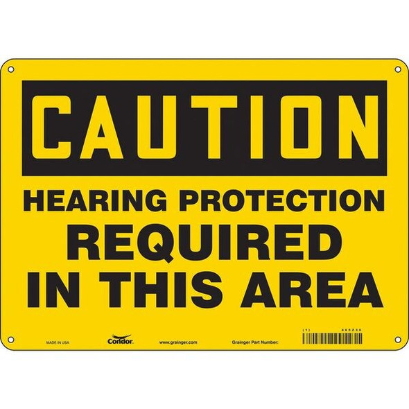 Condor Safety Sign,10 inx14 in,Polyethylene 465Z36 Condor Safety Sign,10 inx14 in,Polyethylene 465Z36