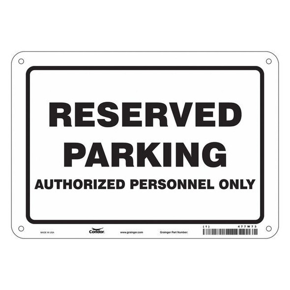 Condor Traffic Sign,10" W,7" H,0.055" Thickness, 477W73 477W73