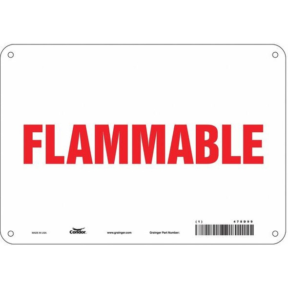 Condor Danger Sign,10" Wx7" H,0.032" Thickness, 478D99 478D99