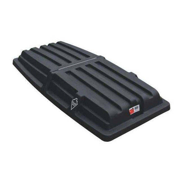Tough Guy Tilt Truck Lid,Black,Hinged,72 In. L 21VK32