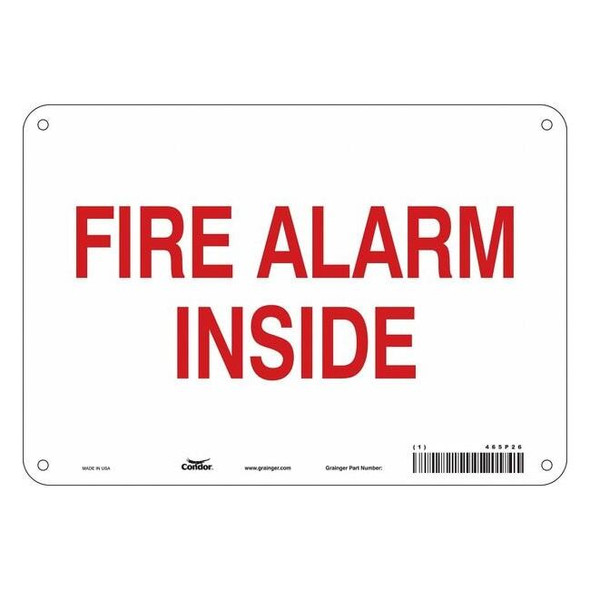 Condor Safety Sign,10" Wx7" H,0.004" Thickness 465P26