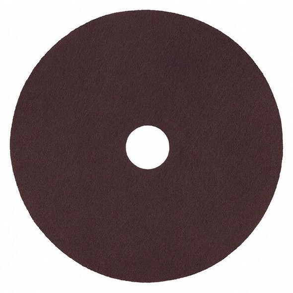 Tough Guy Stripping Pad,Size 17",Maroon,Round,PK10 453T15