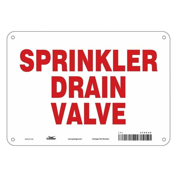 Safety Sign, 7 in Height, 10 in Width, Polyethylene, Vertical Rectangle, English