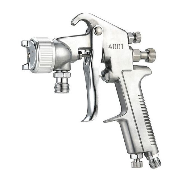 Conventional Spray Gun, 11 in, 1/4 in Air Inlet Size, Coatings/Paints
