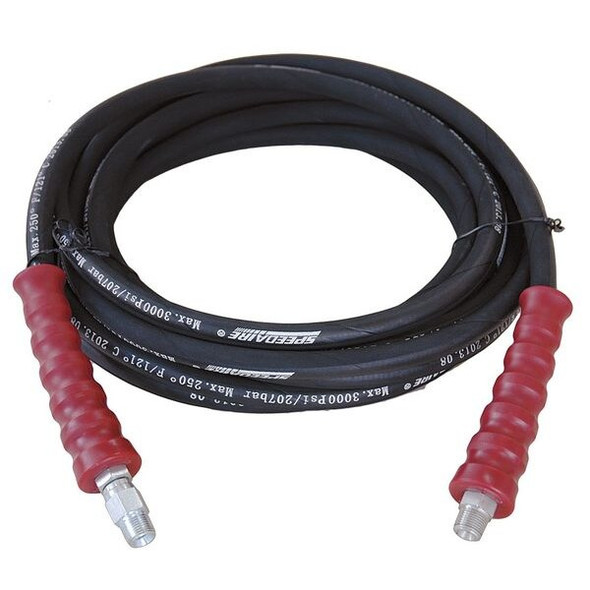 Speedaire Pressure Washer Hose, 3/8, 100 ft, 3000 psi 22KE03