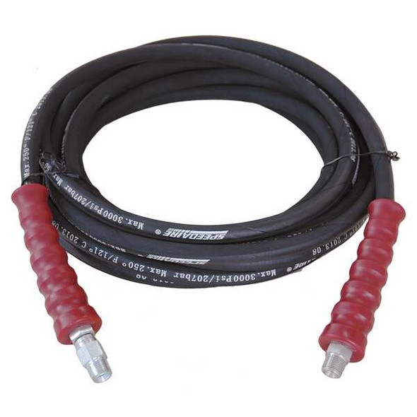 Speedaire Pressure Washer Hose, 3/8, 30 ft, 3000 psi 22KE01