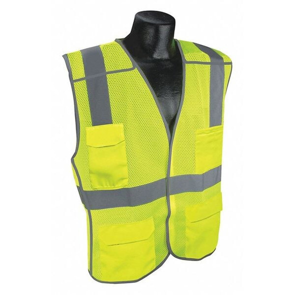 Condor Breakaway Vest,Yellow/Green,S/M 53YN41