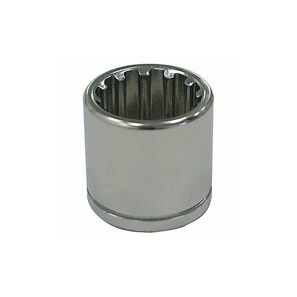 WESTWARD 1/2 in Drive, 1-3/8" SAE Socket, 12 Points,  Steel, Chrome, 1 3/8 in