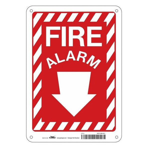 Condor Safety Sign,10" Wx14" H,0.055" Thickness 465N81