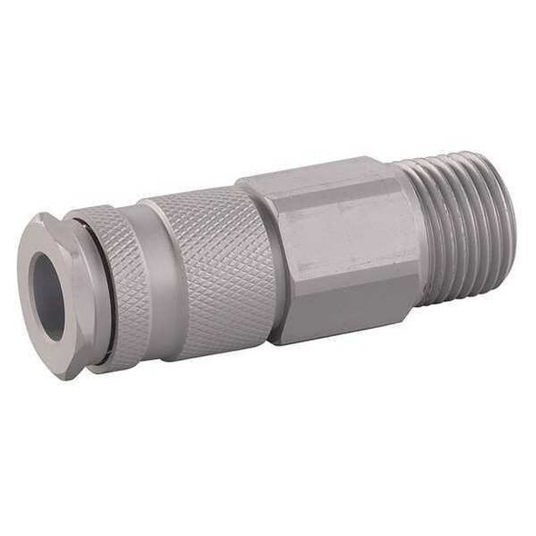 Speedaire Coupler Body,(M)NPT,1/4,Aluminum 30E624