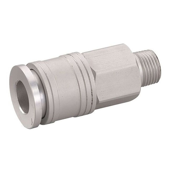 Speedaire Coupler Body,(M)NPT,3/8,Aluminum 30E610