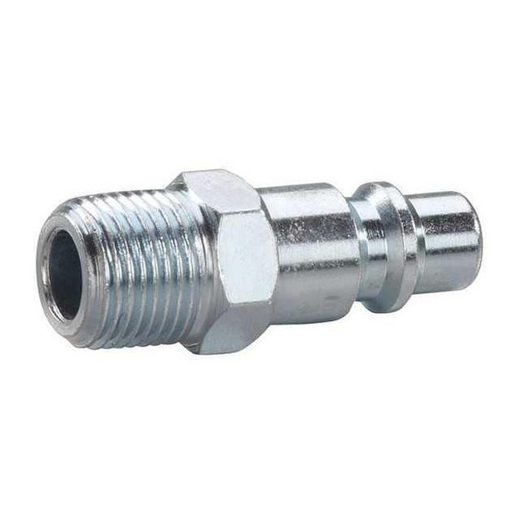 Speedaire Coupler Plug,(M)NPT,1/4,Steel 30E658