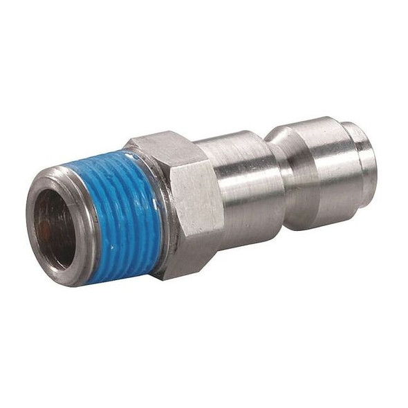 Speedaire Coupler Plug,(M)NPT,1/4,304 SS 30E567