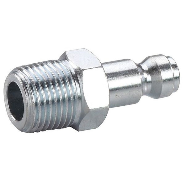 Speedaire Coupler Plug,(M)NPT,1/4,Steel 30E732