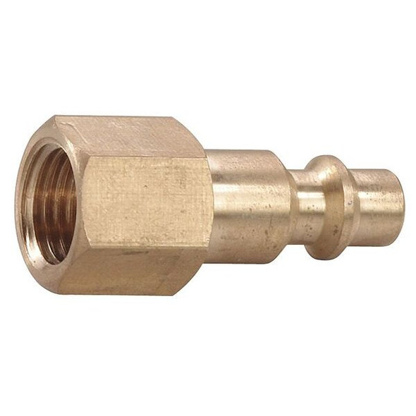 Speedaire Coupler Plug,(F)NPT,1/4,Brass 30E708