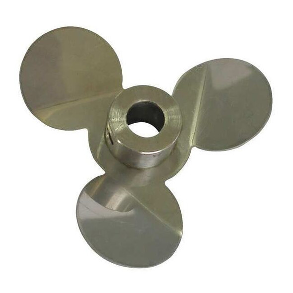Manufacturer Varies Propeller,4 In Dia x 1/2 In,316 SS 32V143