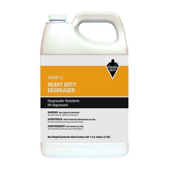 Tough Guy Cleaner/Degreaser, 1 Gal Jug, Liquid, Orange 49NW12