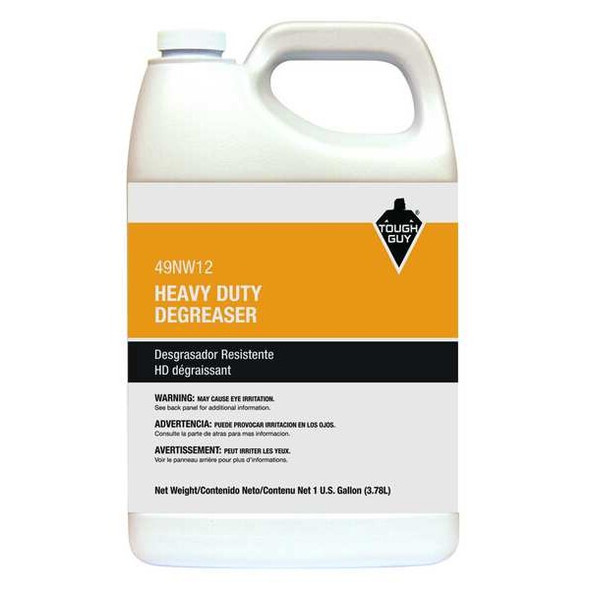 Tough Guy Cleaner/Degreaser, 1 Gal Jug, Liquid, Orange 49NW12